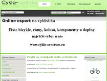 Tablet Screenshot of cyklo-centrum.eu